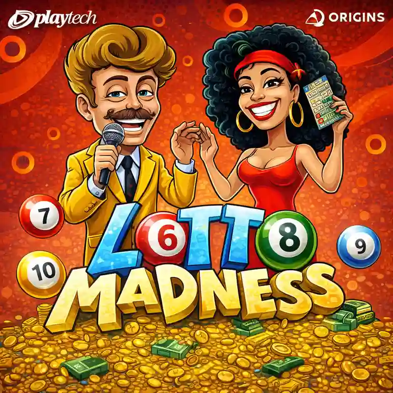 Lotto Madness Slot Game Cover at unibet odds